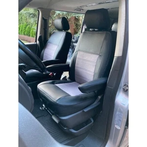 Sitzbezüge VW Transporter T5 8 Personen Lieferwagen Maßanfertigung Kunstleder - Bild 1 von 6