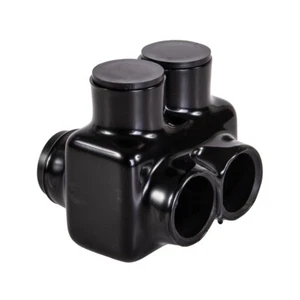 NSI Polaris IT-350 2-Port Black Multi-Tap Pre-Insulated Connector 350 MCM–10 AWG - Picture 1 of 8