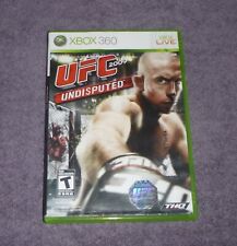 UFC 2009 Undisputed (Microsoft Xbox 360, 2009)-Complete