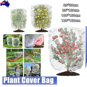 Large Fruit Tree Netting Bag Insect-proof Mesh Cover with Drawstring 4 Sizes AU - Picture 1 of 16