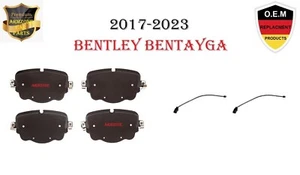 Rear Brake Pads Set With Brake Sensors for 2017-2023 Bentley Bentayga V8,W12 - Picture 1 of 4