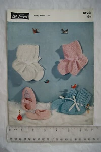 1963 Lee Target 6123 baby's mittens, baby nylon - Picture 1 of 1