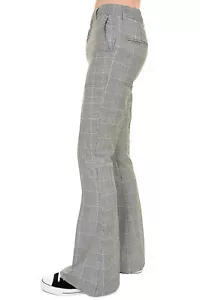 Herren 60er 70er Jahre Presley Retro Prince of Wales Glockenunterteilhose - Bild 1 von 1