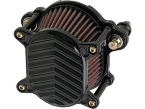 Joker Machine Motorcycle Motorbike Omega V-Fin Air Cleaner Black For 99-17 Dyna - Picture 1 of 1