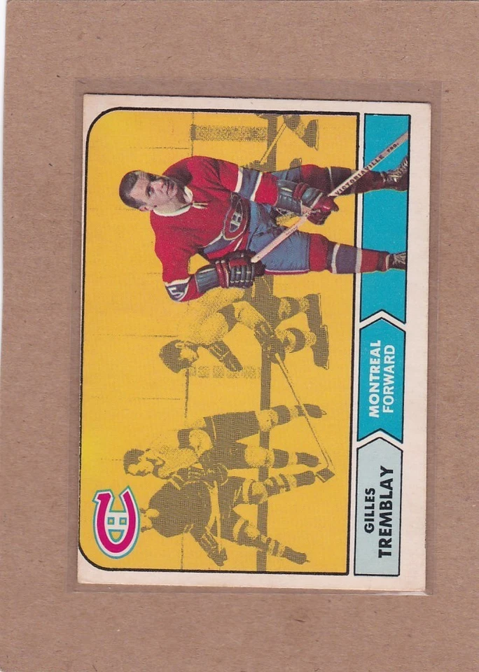 1968-69 O PEE CHEE HOCKEY GILLES TREMBLAY #66 CANADIENS EX *A26131 - Image 1 of 1
