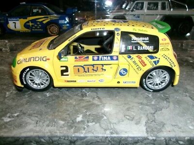 RENAULT SPORT DIO V6 RALLY CAR  1.18 SCALE UNIVERSAL HOBBIES - Image 1 of 4