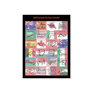 Formula One Track Map Fine Art Poster - Picture 1 of 7