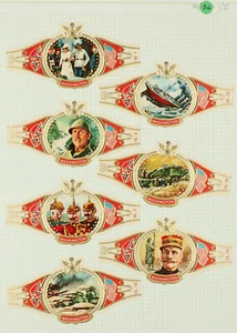 36/W 30 Vitolas 30 Cigars Band-Marca WASHINGTON WWI & WWII - Bild 1 von 5