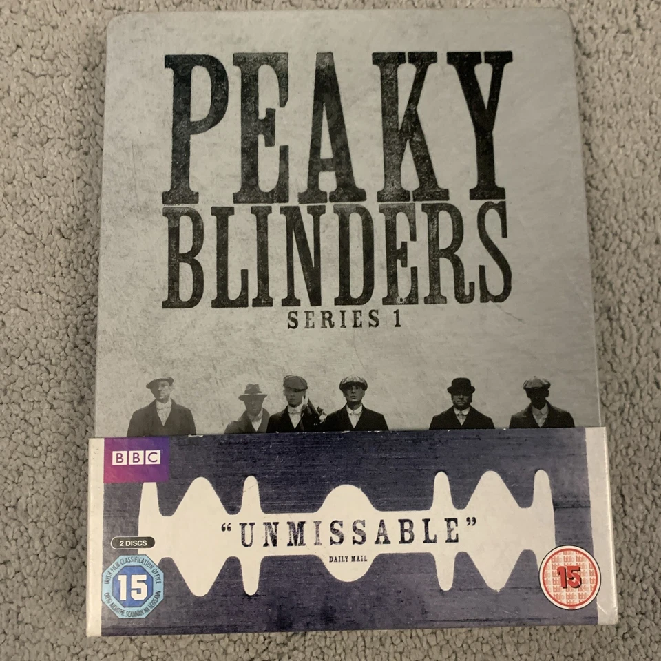 PEAKY BLINDERS : SERIES 1 - UK EXCLUSIVE BLU RAY STEELBOOK  - Case Damage - Image 1 of 4