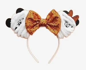 Disney MICKEY & MINNIE MOUSE MOMIA HALLOWEEN OREJAS DE RATÓN Diadema Lentejuelas ¡NUEVO! - Imagen 1 de 1