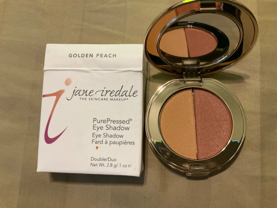 Jane Iredale PurePressed Eye Shadow DUO - Golden Peach - Image 1 of 1