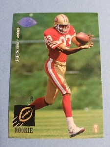 Tarjeta de fútbol americano J.J. Stokes San Francisco 49ers 1995 Upper Deck #10  - Imagen 1 de 2