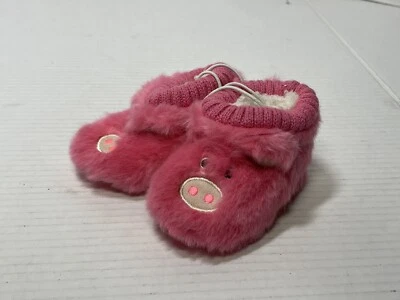 Zapatillas Roxy Bebé Rosa Cerdo Zapatos Talla 1 0-3 Meses Teenie Wahine Beastie II NUEVAS Foto 1 de 4