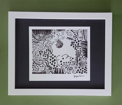 Yayoi Kusama | 1990's Artistic Pop Art Print Signed | Mounted and Framed! - Image 1 of 4