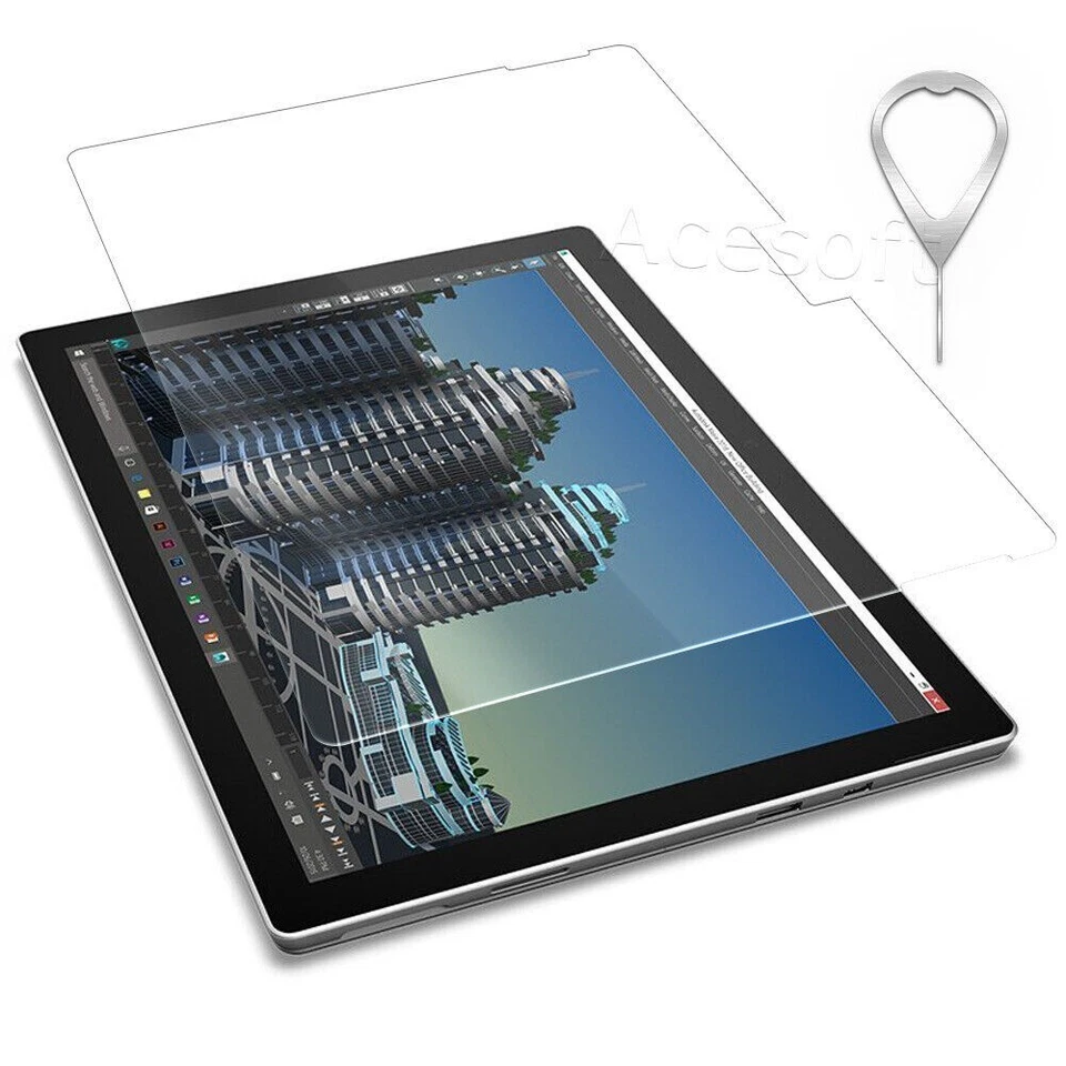 For Microsoft Surface Pro 2017 / Pro 4 Tablet 9H Tempered Glass Screen Protector - Image 1 of 1