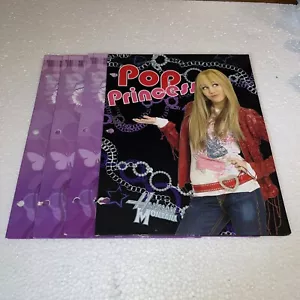 Hannah Montana Binders Cardboard 3-Ring Compatible School Folders (lot4) - Picture 1 of 11