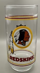 Anillos de oro y borgoña de vidrio de 16 oz de la NFL de los Washington Redskins de colección - Imagen 1 de 3