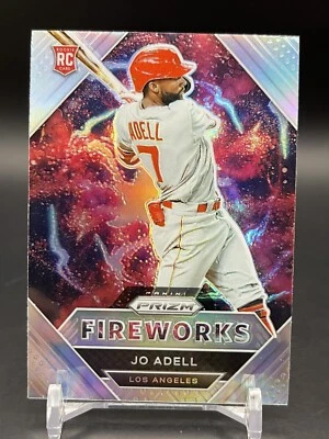 2021 Panini Prizm Fireworks #FW9 Jo Adell - Silver Prizm RC - Image 1 of 2