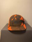 Vintage Orange Camo Kurz Electric Trucker Hat Dad Hat Made In USA 