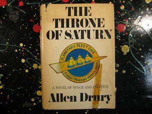 The Throne of Saturn Allen Drury Science Fiction Novel HC Sci-Fi Book - Picture 1 of 4