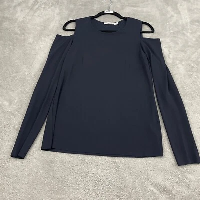 REVOLVE Bailey 44 Cheek To Cheek Top Womens M Black Stretch Cold Shoulder Slinky - Image 1 of 4