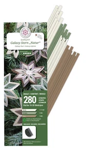 Papel+Ideas Quilling Set Natural Galaxy Stars con 280 uds. - DIY, estrellas - Imagen 1 de 4