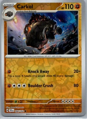 Carkol SV05: Temporal Forces 094/162 Near Mint NM Reverse Holo - Image 1 of 2