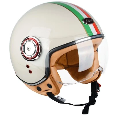 BEON Motorcycle Helmet for Adult Retro Vintage Half Face for Vespa  DOT Approved - Image 1 of 4