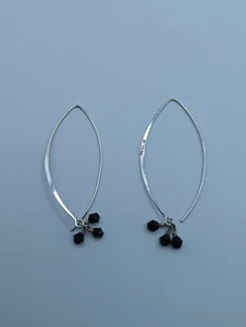Silpada Earring Threader With Onyx Beads - Picture 1 of 3