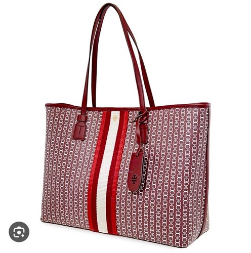 Borsa tote Tory Burch Gemini Link Borgogna Preonwed ottime condizioni