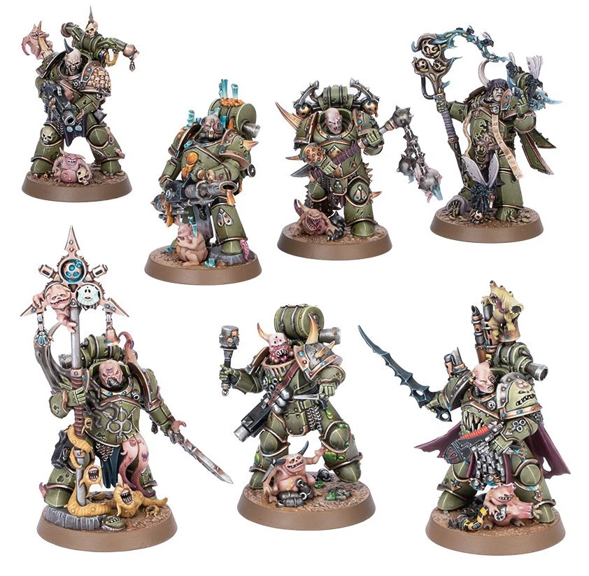 GAMES WORKSHOP [SINGLES] Death Guard Plague Marines Kill Team - Single Miniatures - Chaos WH40K