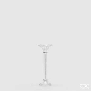 EDG Enzo De Gasperi EDG Enzo De Gasperi Portacandela Crystal Fiore H 30 Cm D 9 C - Foto 1 di 1