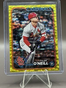 Lámina craquelada amarilla Topps 2024/50 #169 Tyler O'Neill St. Louis Cardinals - Imagen 1 de 3
