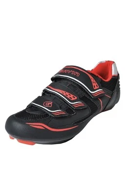 Zapatillas de ciclismo de carretera Gavin VELO Negro Rojo Talla 12.5W / EU 46 Foto 1 de 4