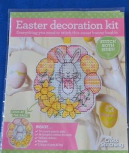 Kreuzstich Set - Ostern Hängedeko Hase & Eierkugeln Set - Bild 1 von 1