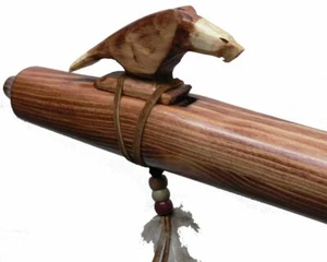 Authentic Native American EAGLE Flute handmade by Jonah Thompson in key of A - Picture 1 of 9