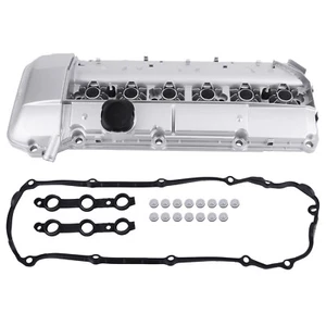 Engine Valve Cover + Gasket For BMW M54 E46 325Ci 325i 330i 525i X3 X5 Z4 02-06 - Picture 1 of 9