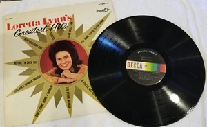 Loretta Lynn "Greatest Hits" 1968 Decca Stereo DL 75000 "You Ain't Woman Enough" - Picture 1 of 2