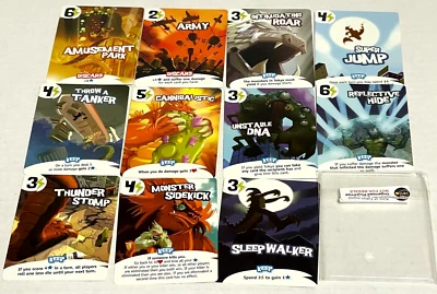 King of Tokyo Complete 11 Card Promo Set Complete Organized Play Prize KoT Iello - Image 1 of 4