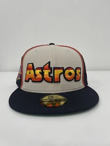 Houston Astros MLB New Era Mütze Club Silver Anniversary Fitted Cap Mütze 7 1/4 - Bild 1 von 4
