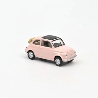 NOREV JET CAR 1:43  AUTO DIE CAST FIAT 500F 1965 LIGHT PINK  ROSA CHIARO  771200 - Immagine 1 di 3
