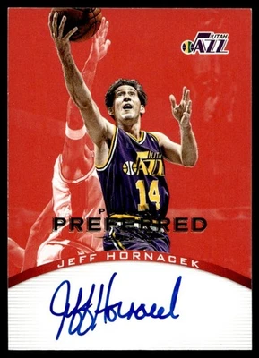 2012-13 Panini Preferred Red Jeff Hornacek Auto 21/74 Utah Jazz #159 A1 - Image 1 of 2