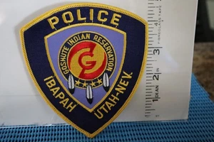 tribal indian police patch GOSHUTE INDIAN RESERVATION IBAPAH POLICE NEVADA - Picture 1 of 1