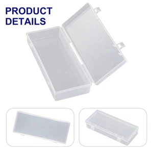 Transparent Plastic Cosmetics Stationery Storage Box Holder Case Container/Large - Picture 1 of 20