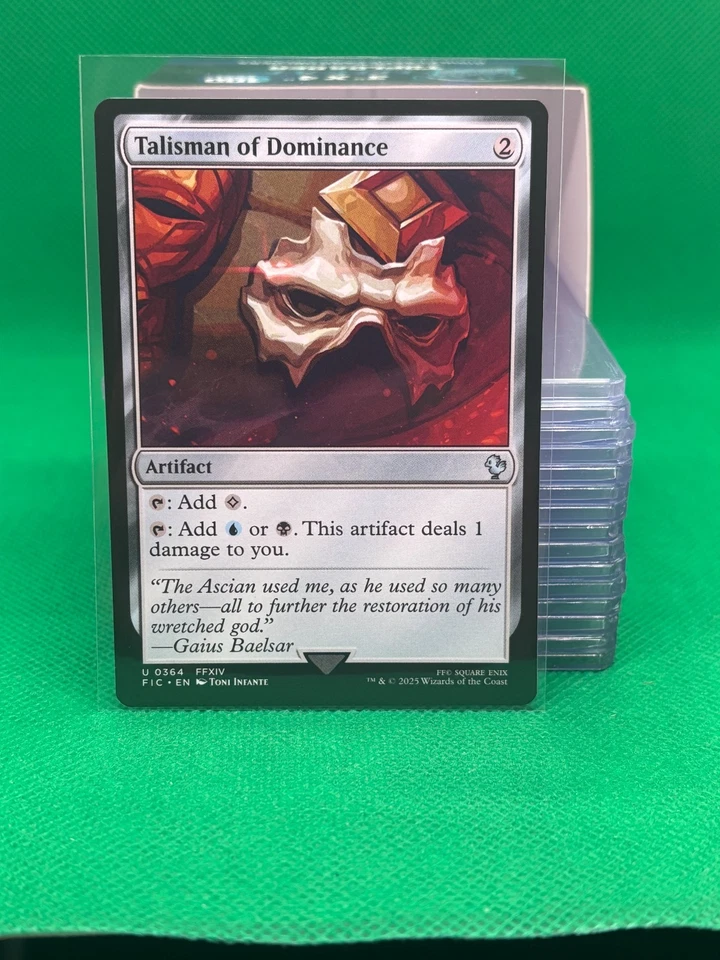 MTG - TALISMAN OF DOMINANCE - Final Fantasy Com (U) - Image 1 of 1