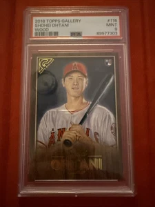 2019 Topps Gallery Shohei Ohtani #116 Wood PSA 9 - Bild 1 von 2