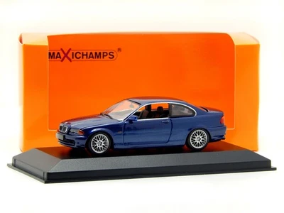 1/43 BMW 328ci Serie 3 Cupé E46 Azul Topacio Minichamps Maxichamps Modelo Diecast Foto 1 de 4