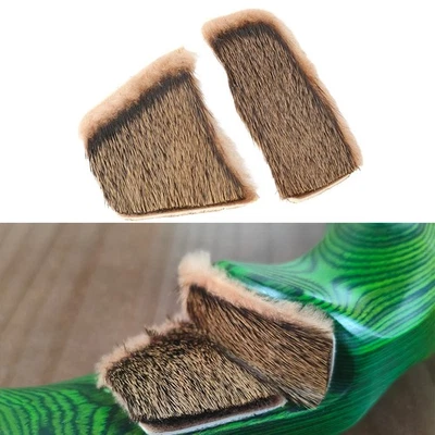 1Pair Mink Fur Arrow Rest Stick Adhesive Longbow Recurve Bow Hunting Shooting - Image 1 of 4
