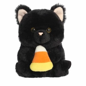 Aurora - Rolly Pet - 5" Bryan Black Cat Spooky Stuffed Animal - Picture 1 of 4
