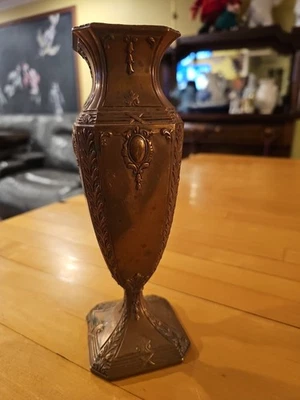 Jarrón antiguo Jennings Bros jarrón bronce marcado JB 2331 Foto 1 de 4
